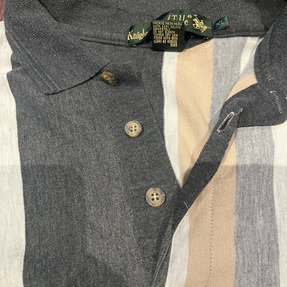 Vintage Knights of Round Table XL Long Sleeve Polo - Picture 6 of 12